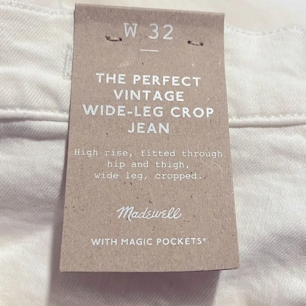 Madewell Women's High Rise Jeans - White - Picture 9 of 16
